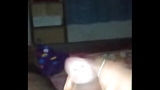 Hot indian cock musterbate at night on bed with audio