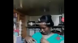 kaviya aunty on video call