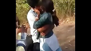 Indian students enjoying in forest