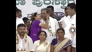 Indian Aunty kissed in public