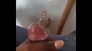 Dick cumshot very small