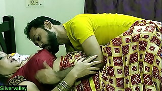Indian xxx sexy Milf aunty secret sex with son in law!! Real Homemade sex