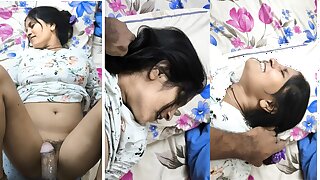 Cute girl get dominated by monster cock . full